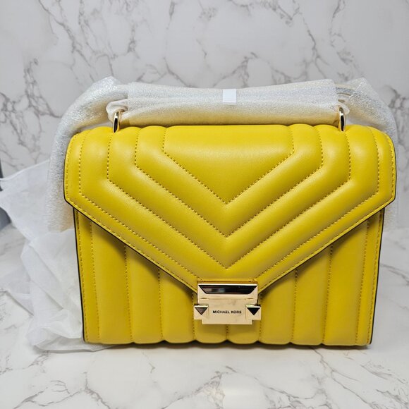 NWT Michael Kors Whitney Large Quilted Leather Convertible Shoulder Bag - Picture 1 of 9